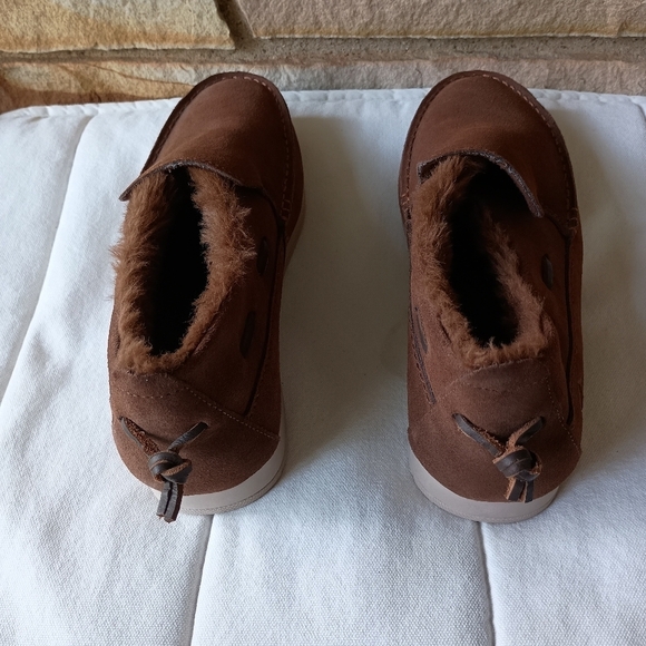 Sperry Mens Moc-Sider Basic Core Suede Slip On Shoe - Brown_7 main image 6